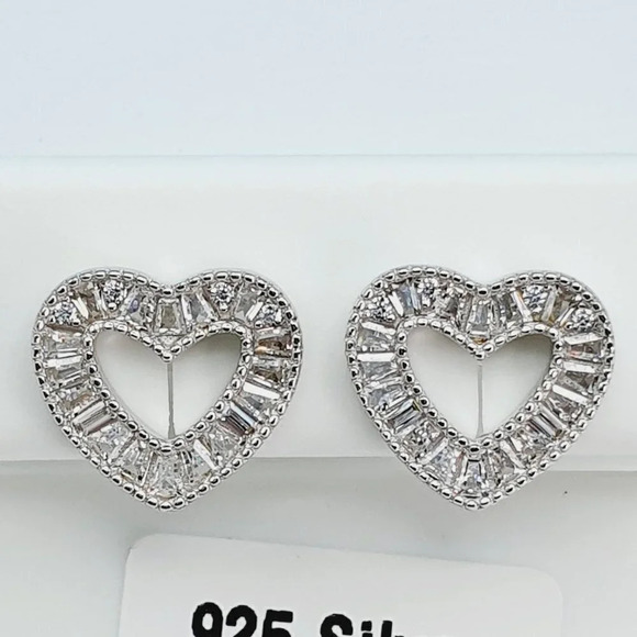 - 925 Sterling Silver Cubic Zirconia Earrings, U19254819 - Picture 5 of 11